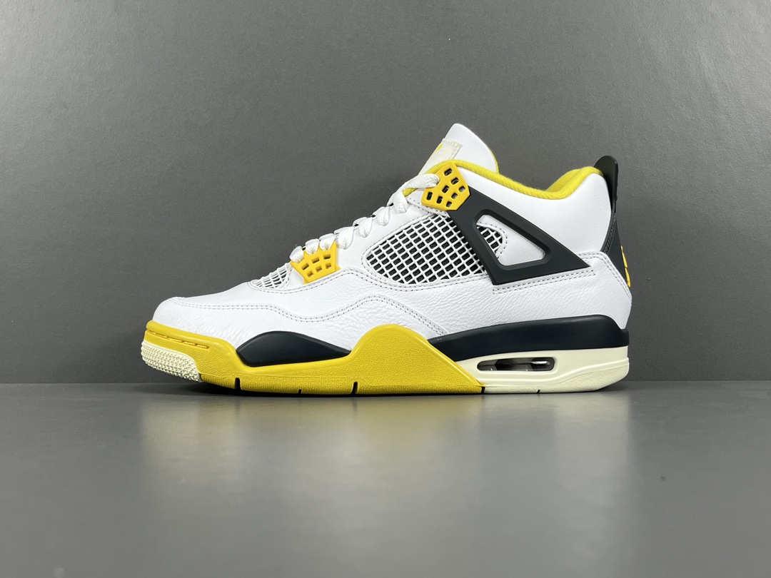 JORDAN 4 Retro 'Vivid Sulfur' - NeoLux