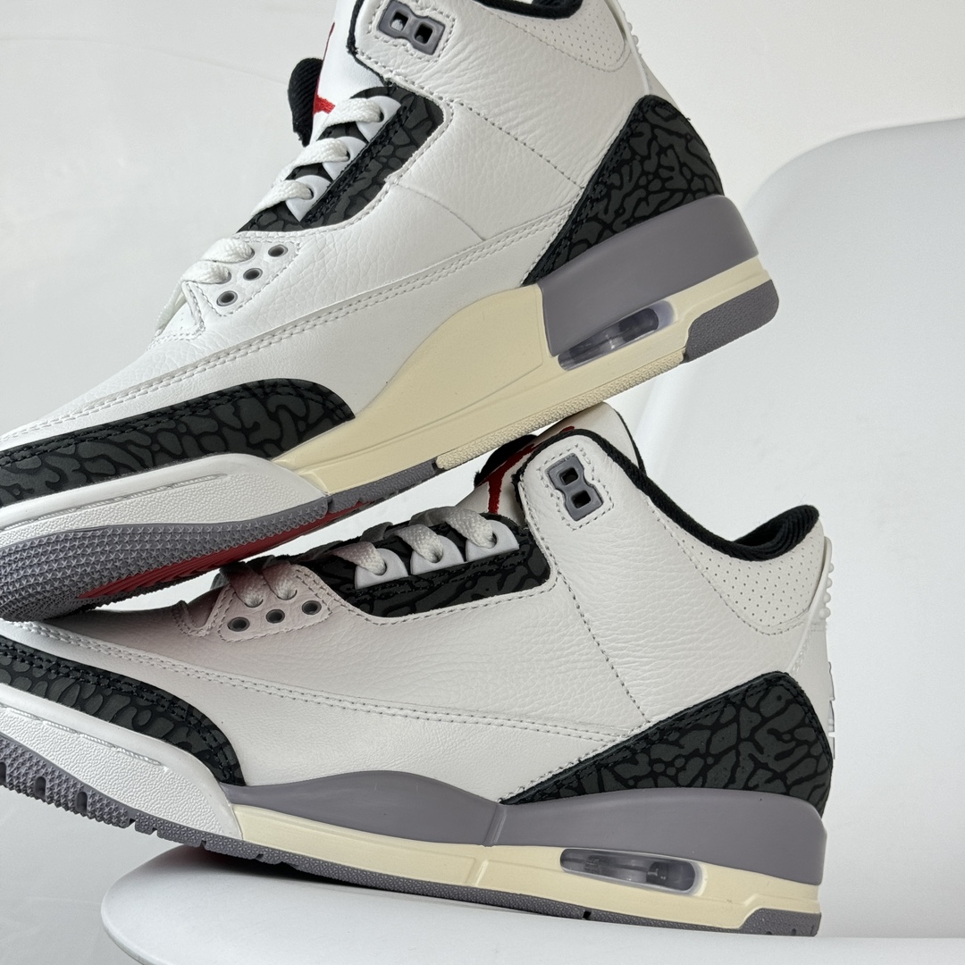 Jordan 3 Retro Cement Grey - NeoLux