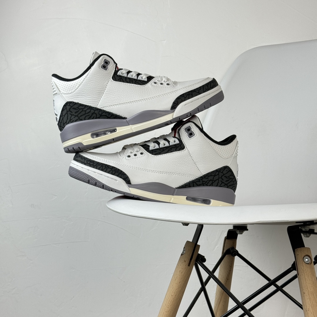 Jordan 3 Retro Cement Grey - NeoLux
