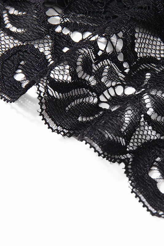 3PCS Women's Panties Set Sweet Lace Female Underwear Hollow Out Sexy Lingerie Soft Silk Satin Briefs Cozy Woman Underpants