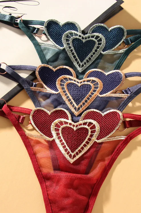 Sexy Lingerie for Women Embroidery Female Underwear Low-Rise Girls' Thongs Women Panties Woman Clothing Underwear Women