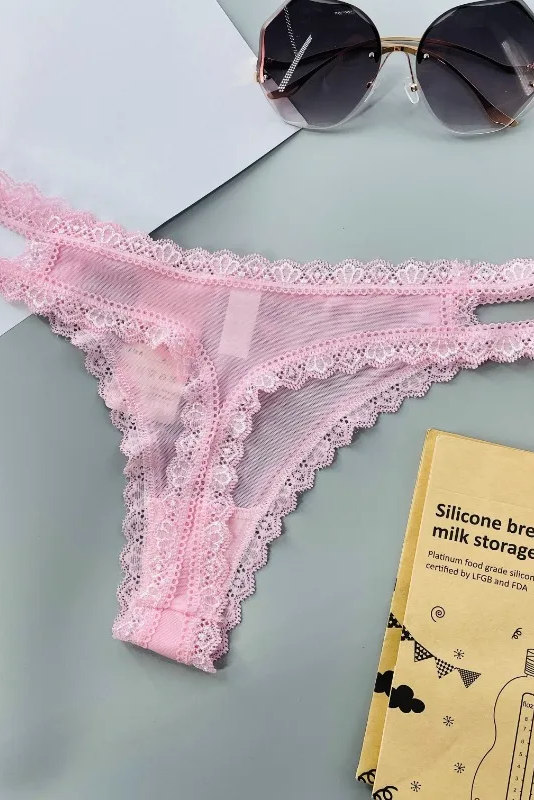 Lace Sexy Mesh Transparent Thong Women Panties Underwear Women Seamless G-String Female Underpants Intimates Lingerie