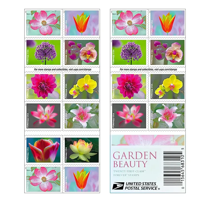 Garden Beauty Forever Stamps 2021