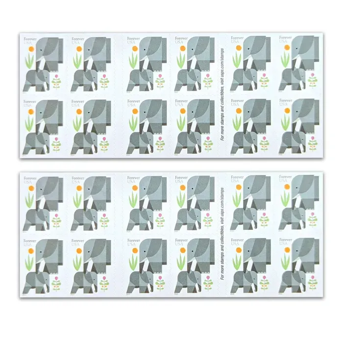 Elephants stamps 2022