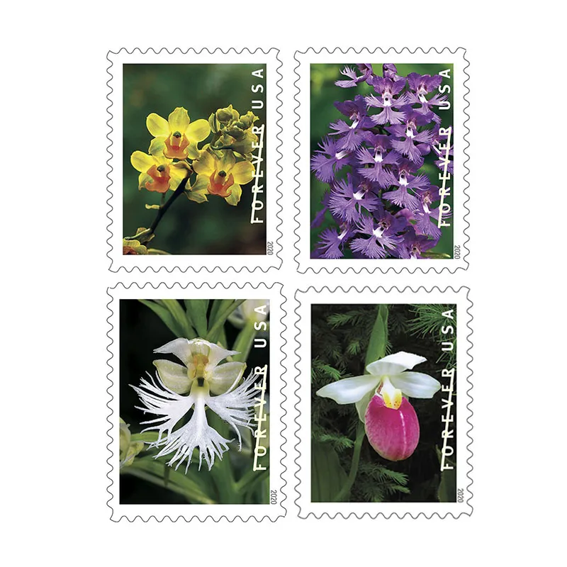 Wild Orchids Forever Stamps 2020