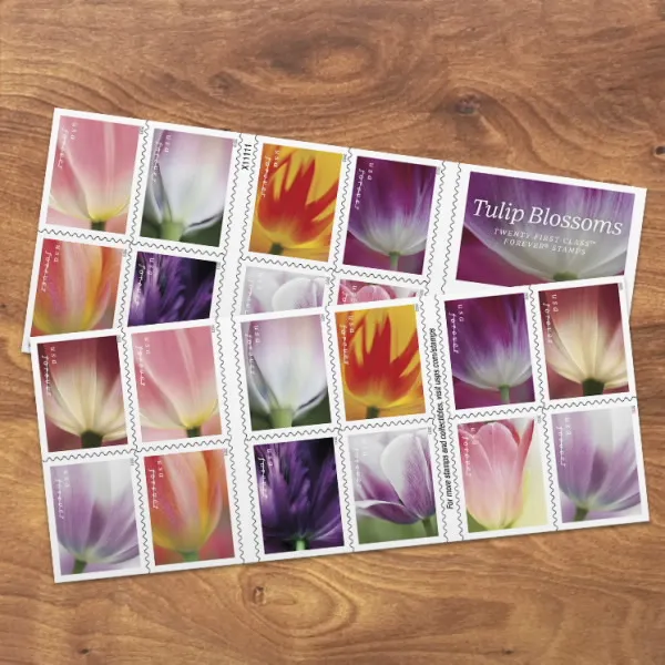 Tulip Blossoms Stamps 2023