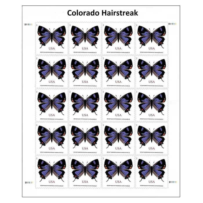 Colorado Hairstreak Stamps 2021