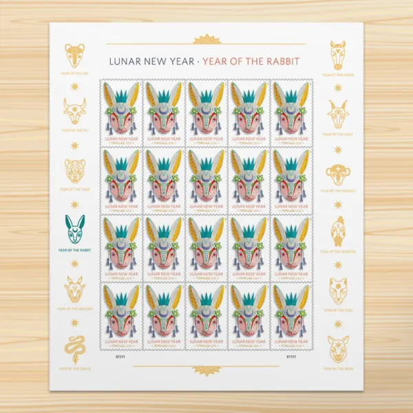 Year of the Rabbit Forever Stamps 2023