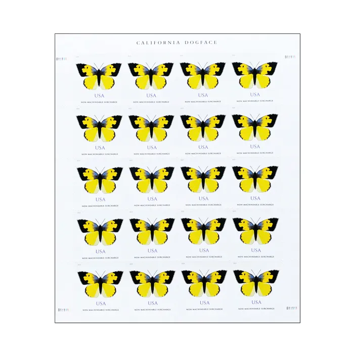 California Dogface Butterfly Stamp 2019