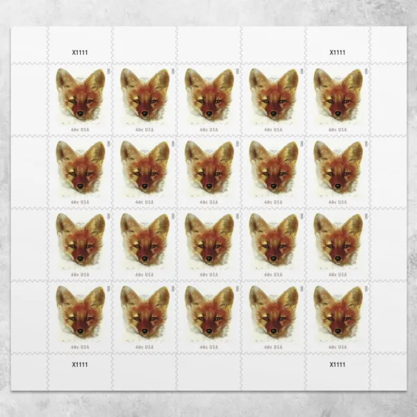 Red Fox Forever Stamps 2023
