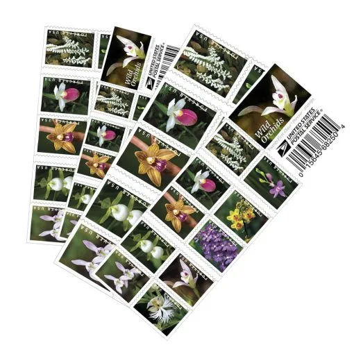 Wild Orchids Forever Stamps 2020