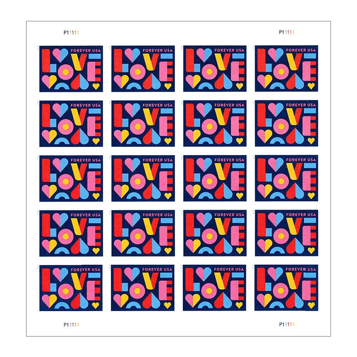 Love Forever Stamps 2021