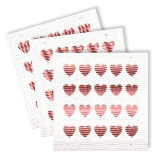 Made of Hearts Forever Stamps 2020