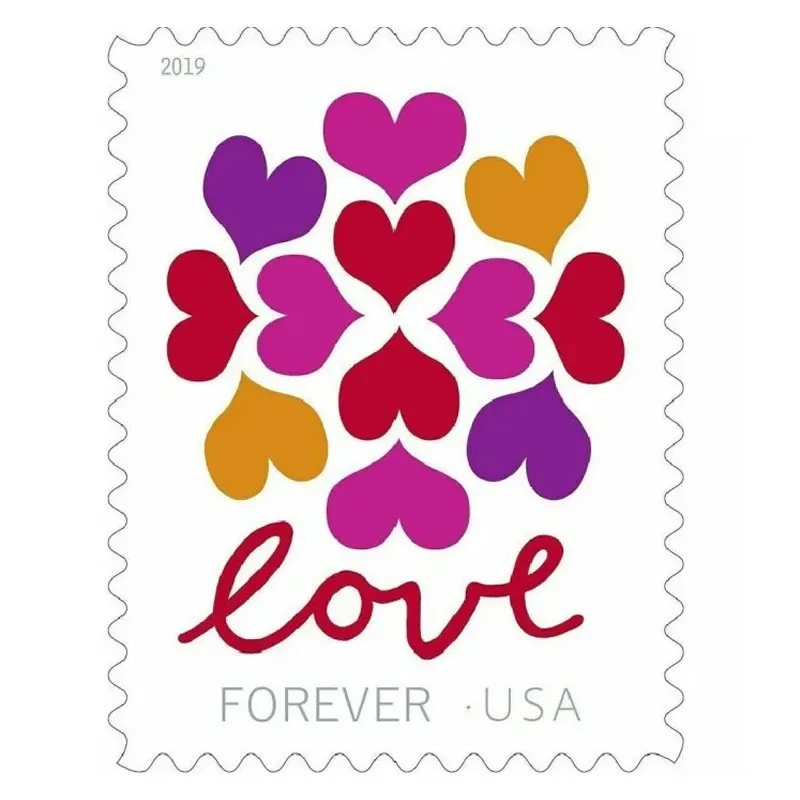 Hearts Blossom Forever Stamps 2019