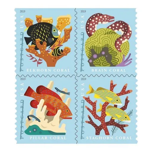 Coral Reefs Stamps 2019
