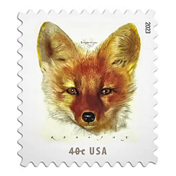 Red Fox Forever Stamps 2023