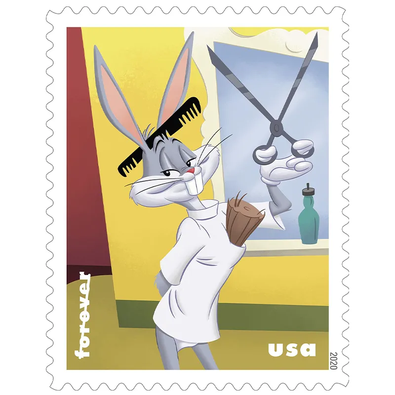 Bugs Bunny Forever Stamps 2020&Disney Villains Forever Stamps 2017