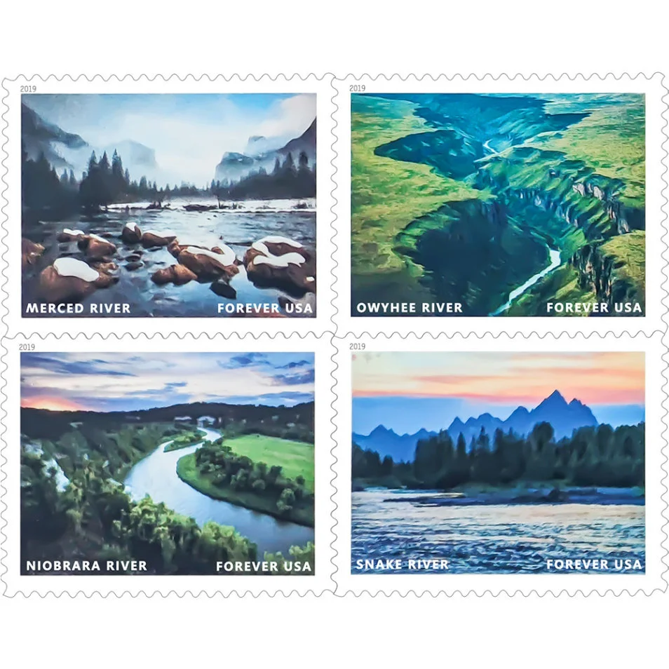 2019 US Wild And Scenic Rivers Forever First Class Postage Stamps