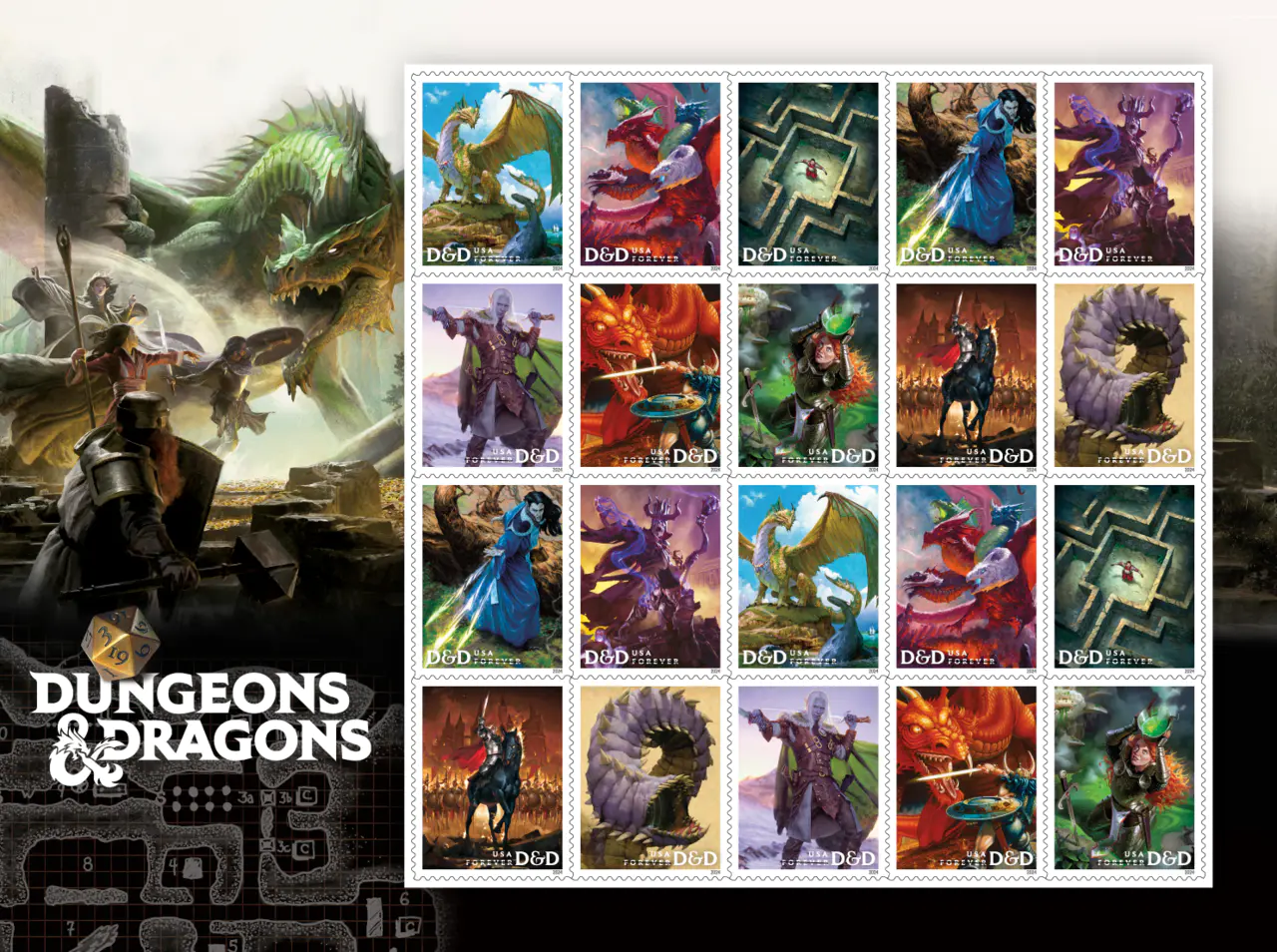 Dungeons & Dragons Stamps