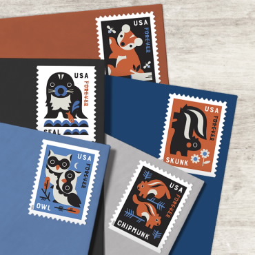 Baby Wild Animals Stamps