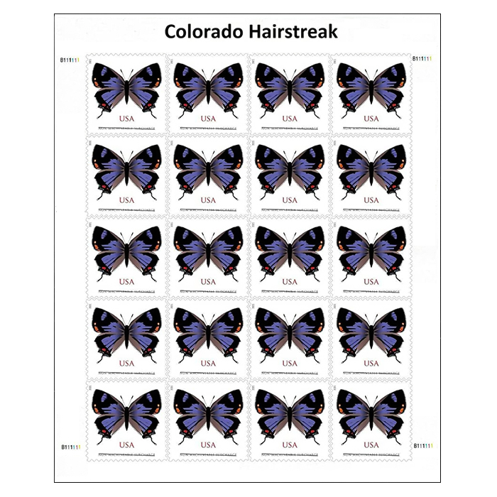 Colorado Hairstreak Stamps