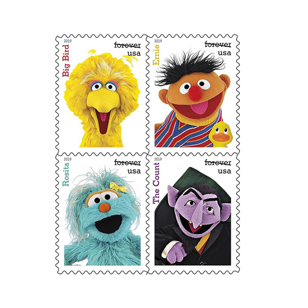 Sesame Street Forever Stamps 2019