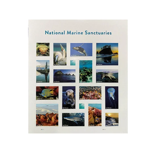 National Marine Sanctuaries Stamps 2022