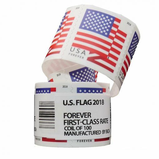 U.S. Flags 2018 Forever Stamp Roll