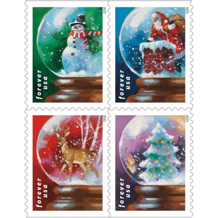 2023 Snow Globes Stamps
