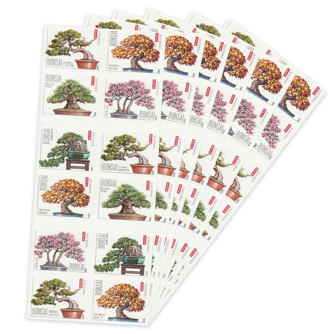 Bonsai Forever Stamps 2012
