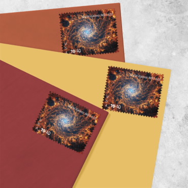 Spiral Galaxy Stamps 2025