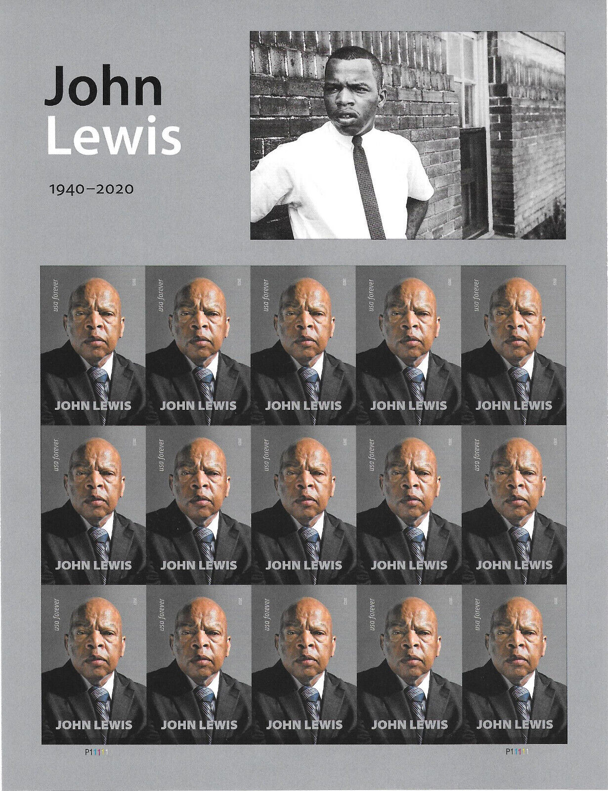 John Lewis Forever Stamps -2023