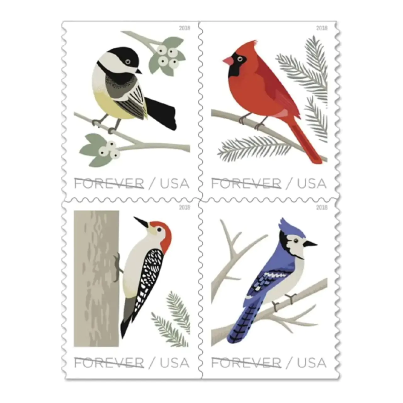 Birds in Winter. 2018