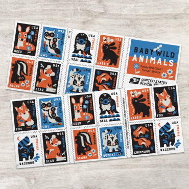 Baby Wild Animals Stamps