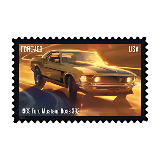 2022 USPS Pony Cars Stamps