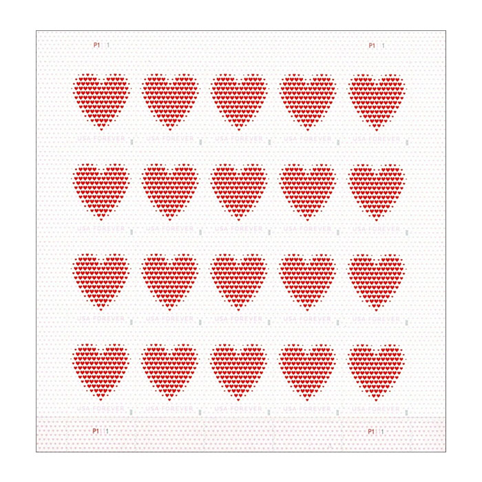 Made of Hearts Forever Stamps