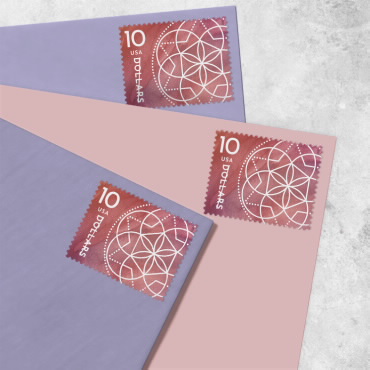 2023 Floral Geometry Stamps