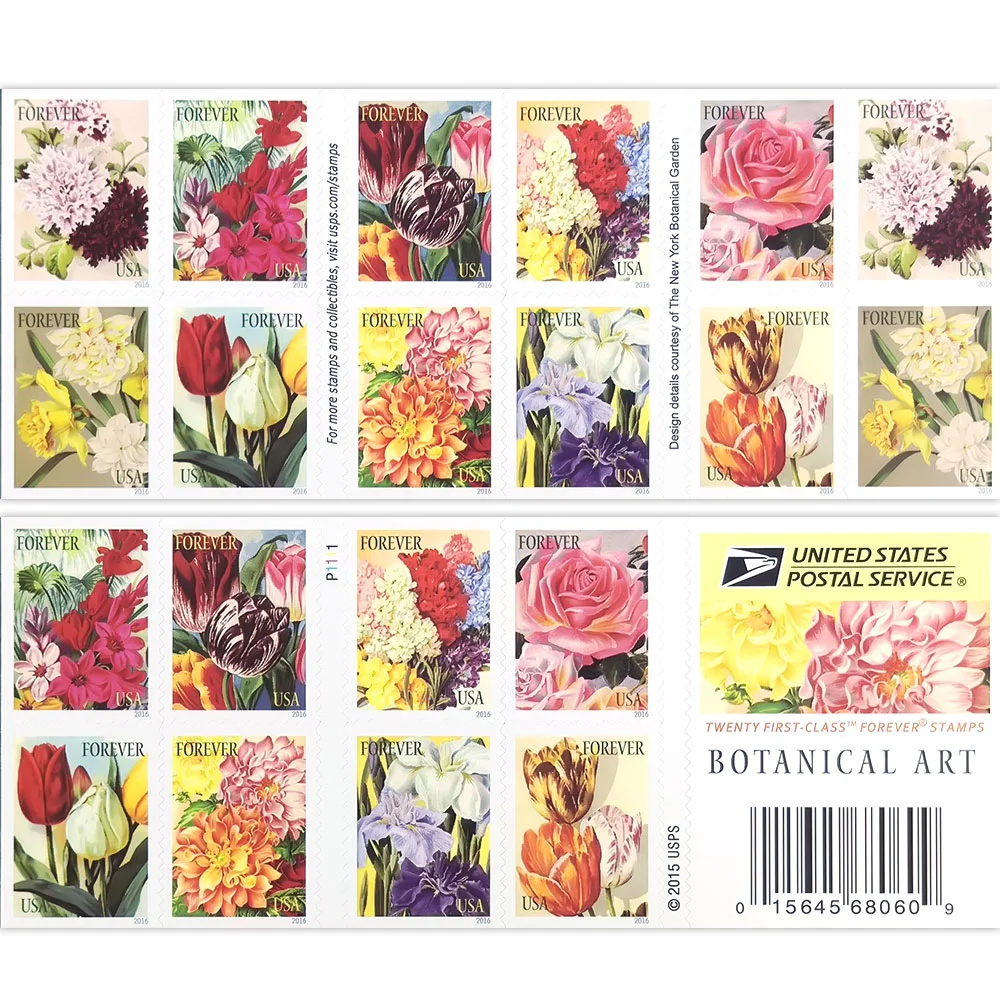 Botanical Art Stamps