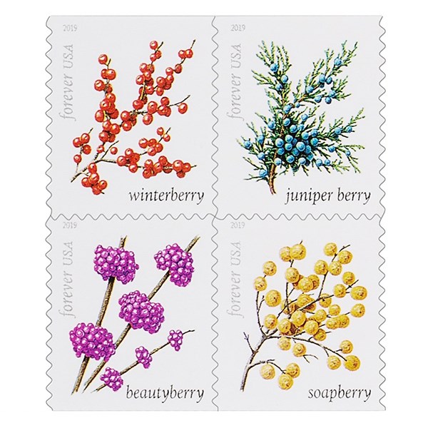 Winter Berries Forever Stamps