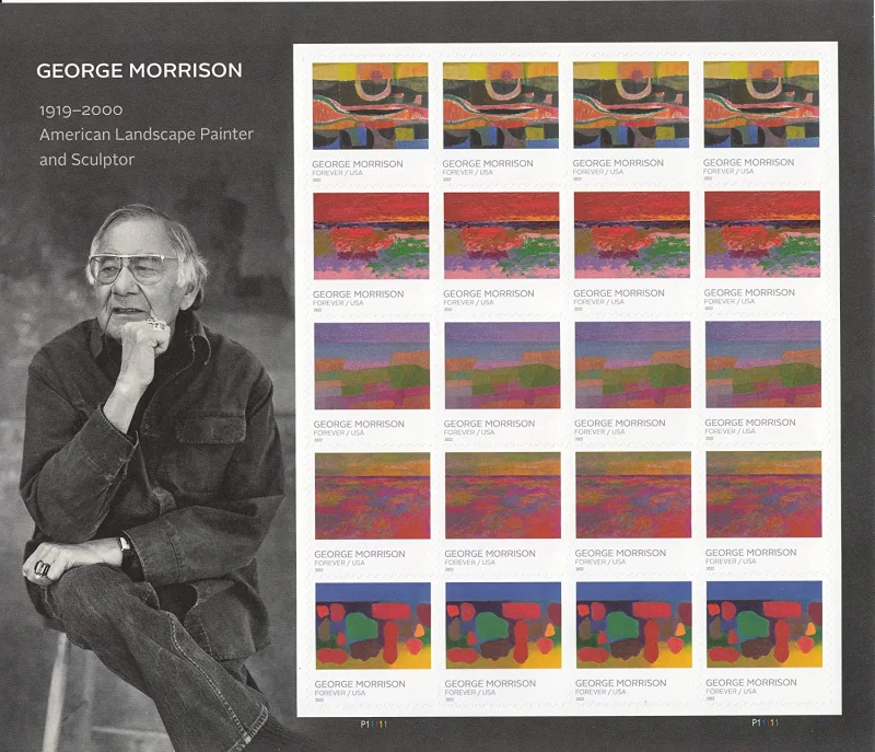 George Morrison Forever First Class Postage Stamp