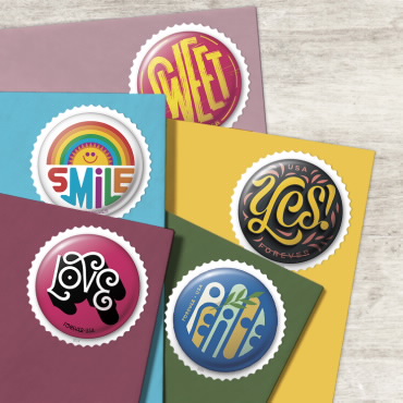 Pinback Buttons Forever Stamp - 2024