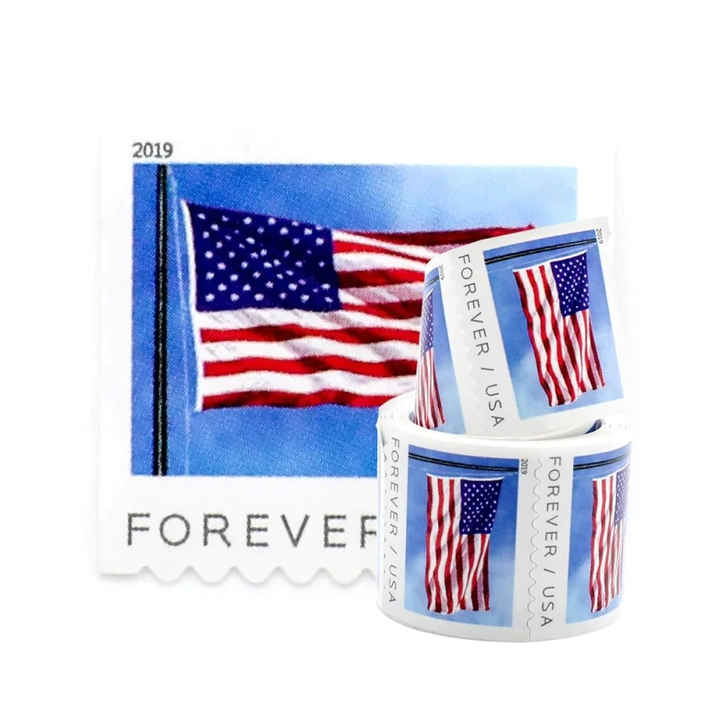 U.S. Flags 2019 Forever Stamp Roll