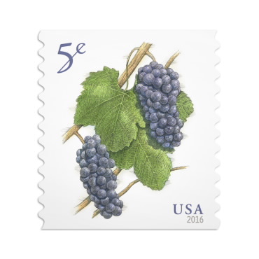 2016 Grapes Stamps
