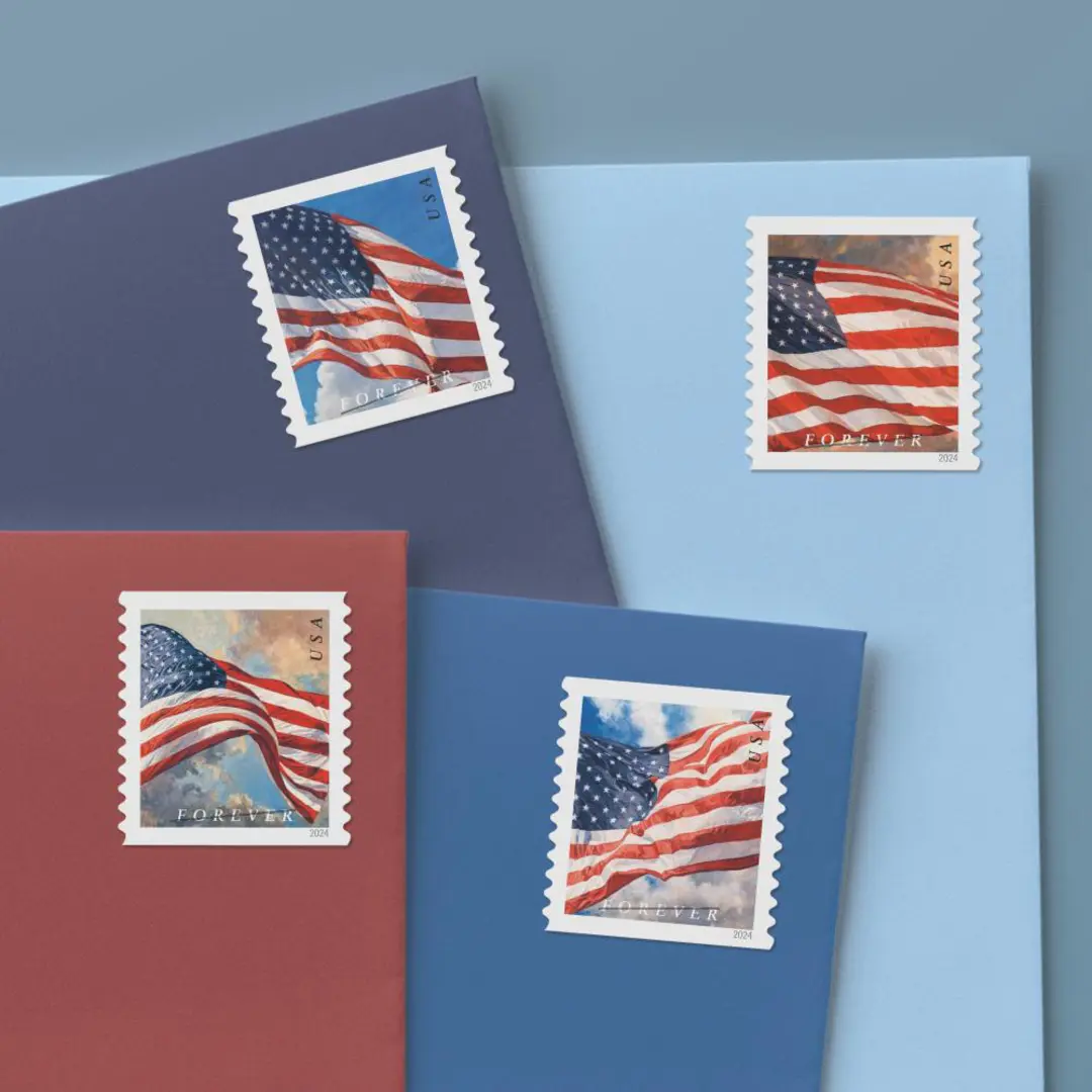 U.S. Flags 2024 Forever Stamp Roll