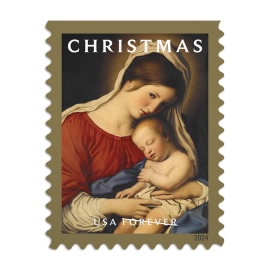 Christmas Madonna and Child Forever Stamp