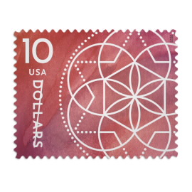 2023 Floral Geometry Stamps