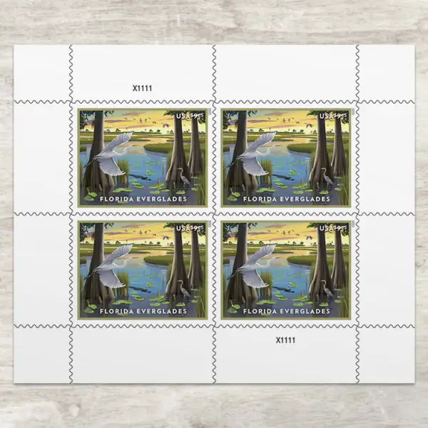 Florida Everglades Stamps