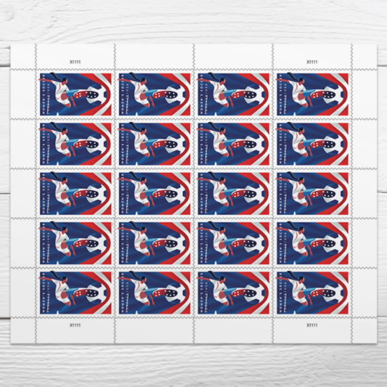 Women's Soccer Stamps 2023