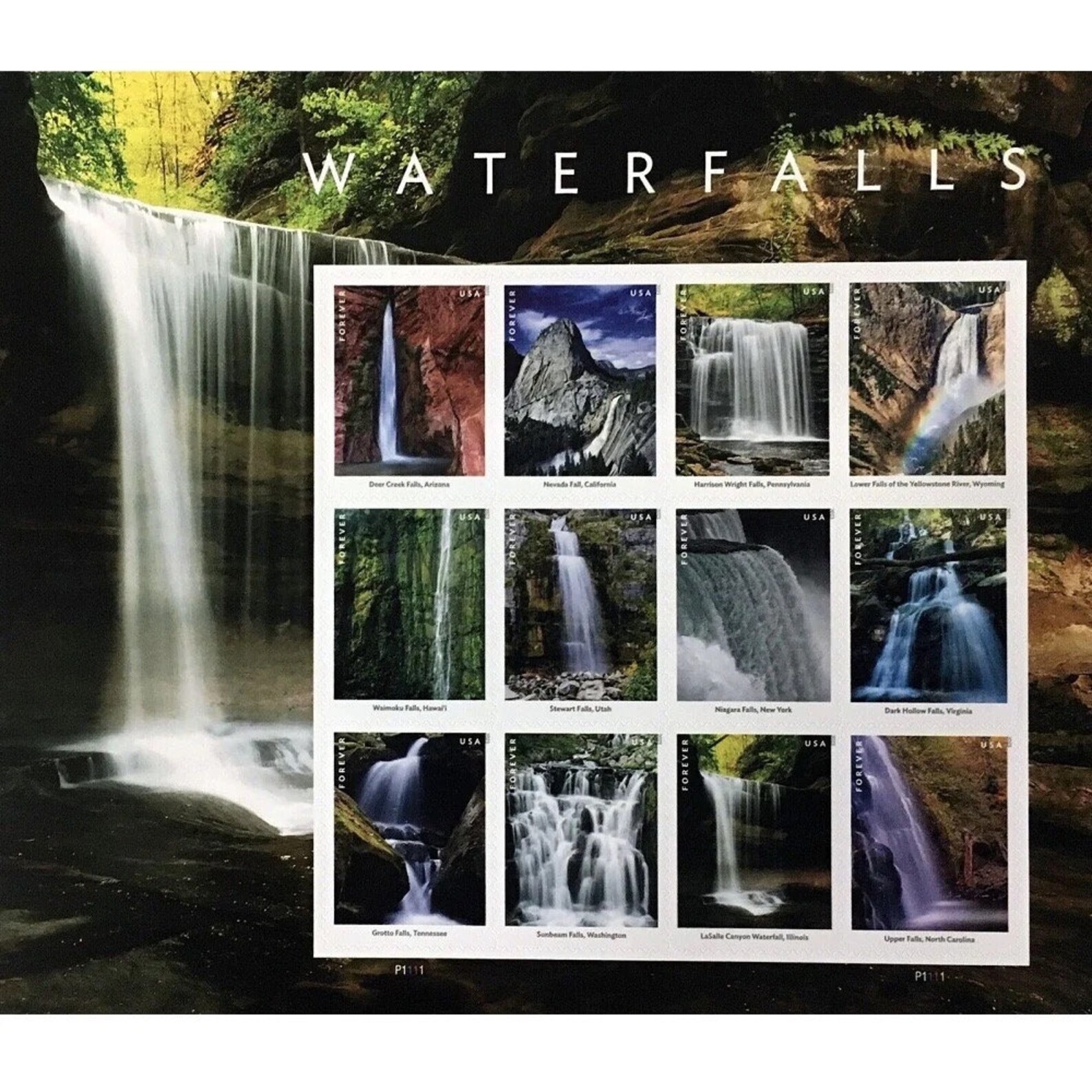 2023 Waterfalls Forever Stamps