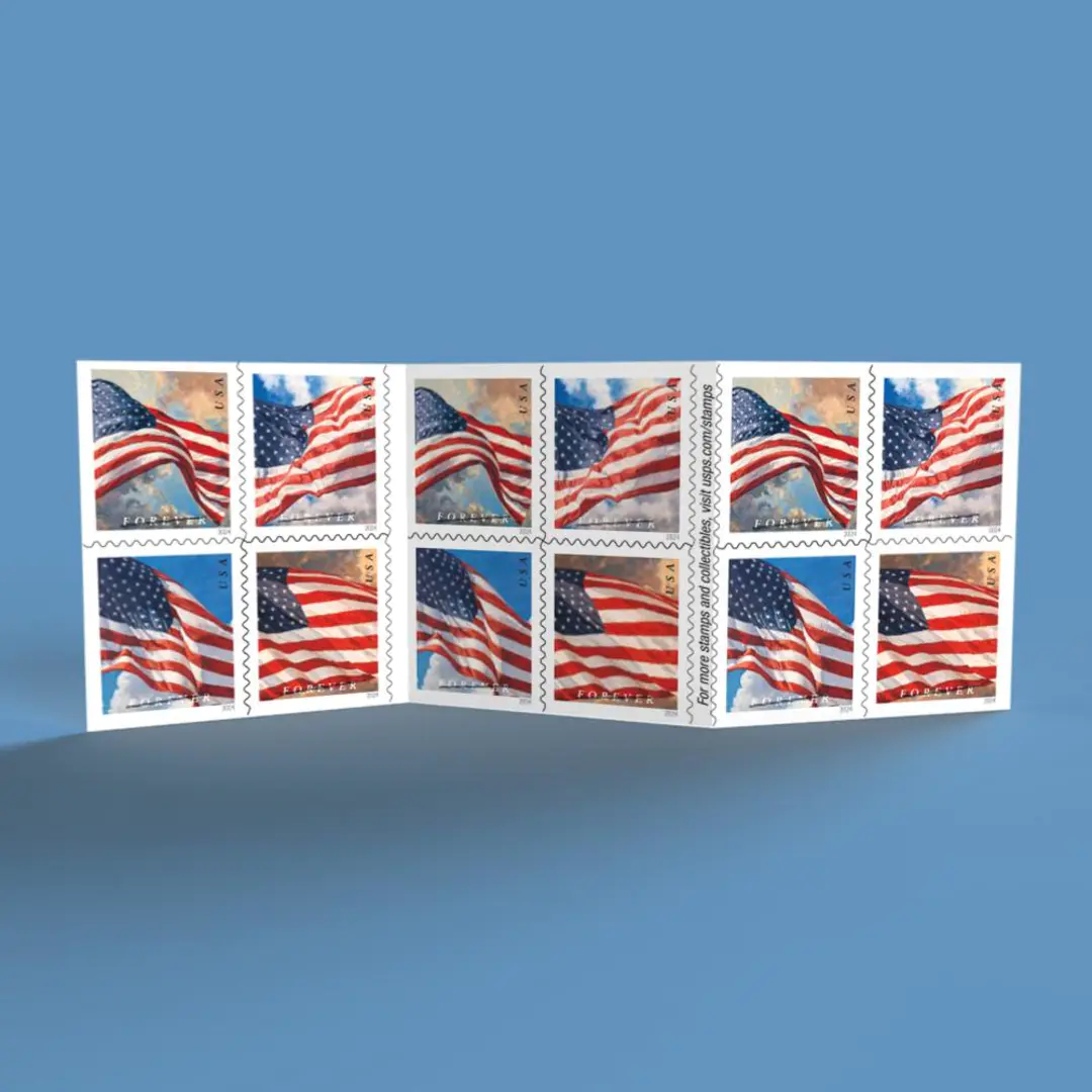 U.S. Flags 2024 Forever Stamp Roll